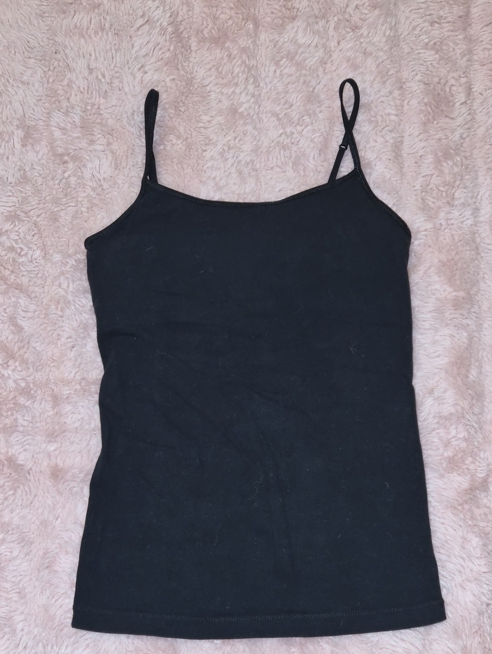Black Women's Spaghetti Strap Tank Top